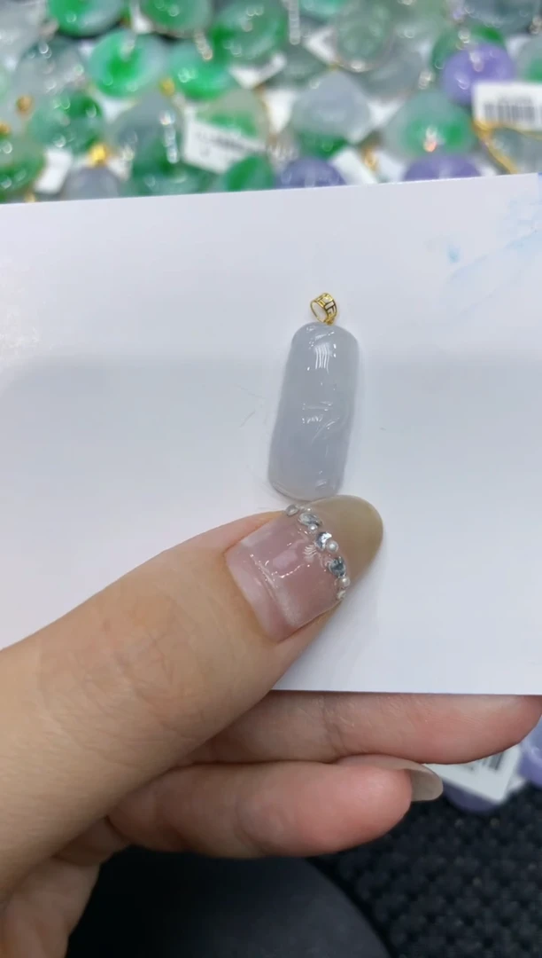 【闪购商品】翡翠颈饰18K金镶嵌222222222