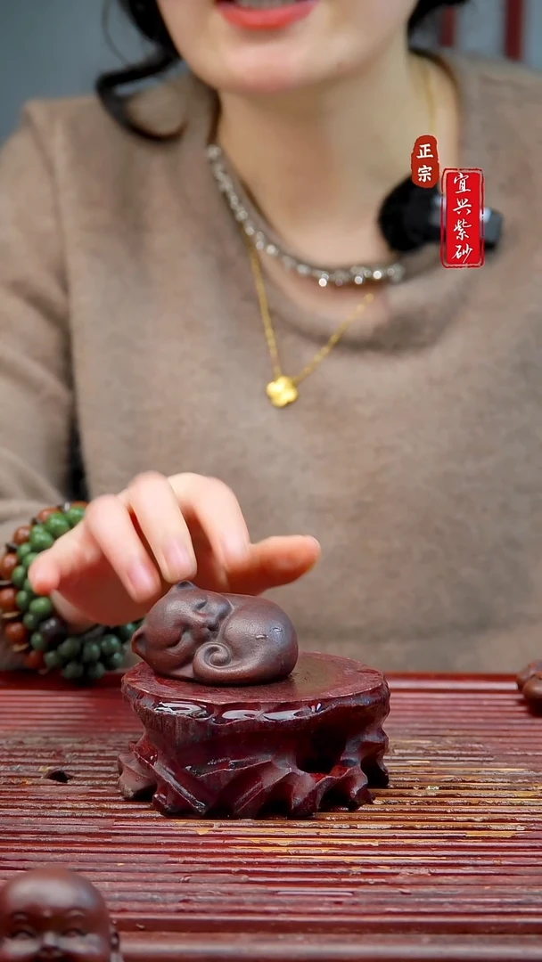 紫砂茶宠宜兴紫砂茶宠摆件