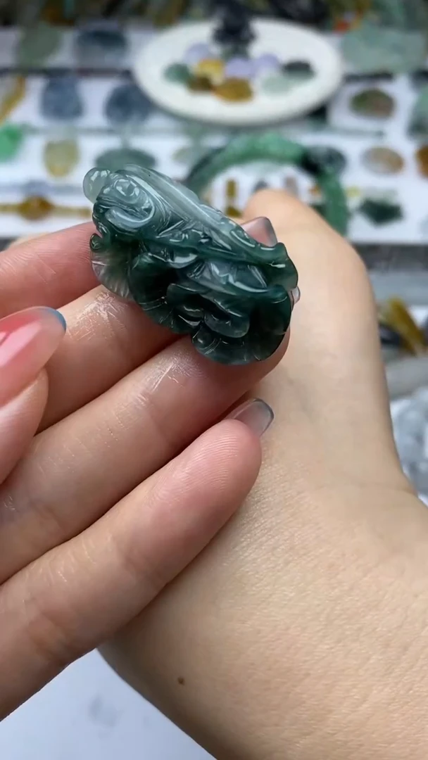 未镶嵌定制翡翠毛货定制不退不换