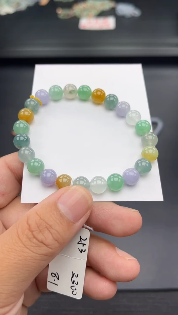 未镶嵌手串翡翠多人