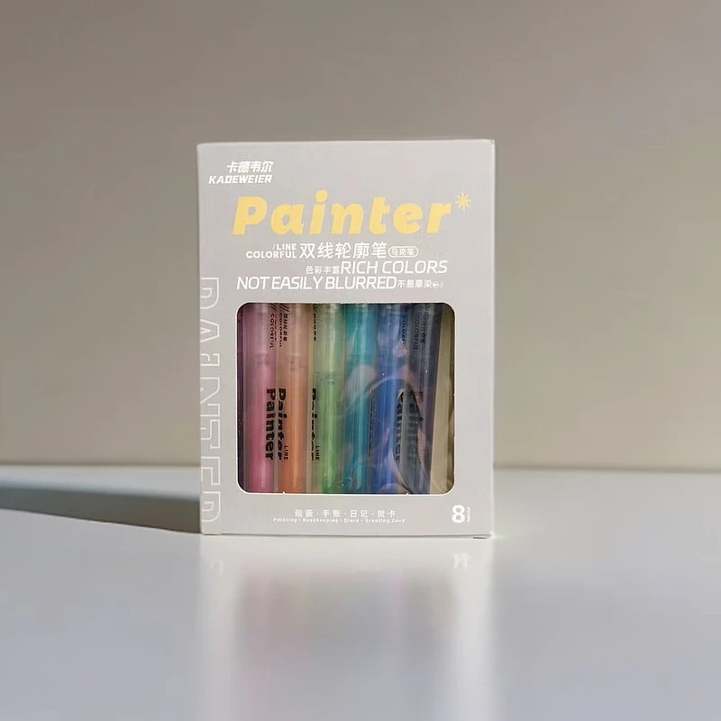 卡德韦尔双线轮廓马克笔不挑款