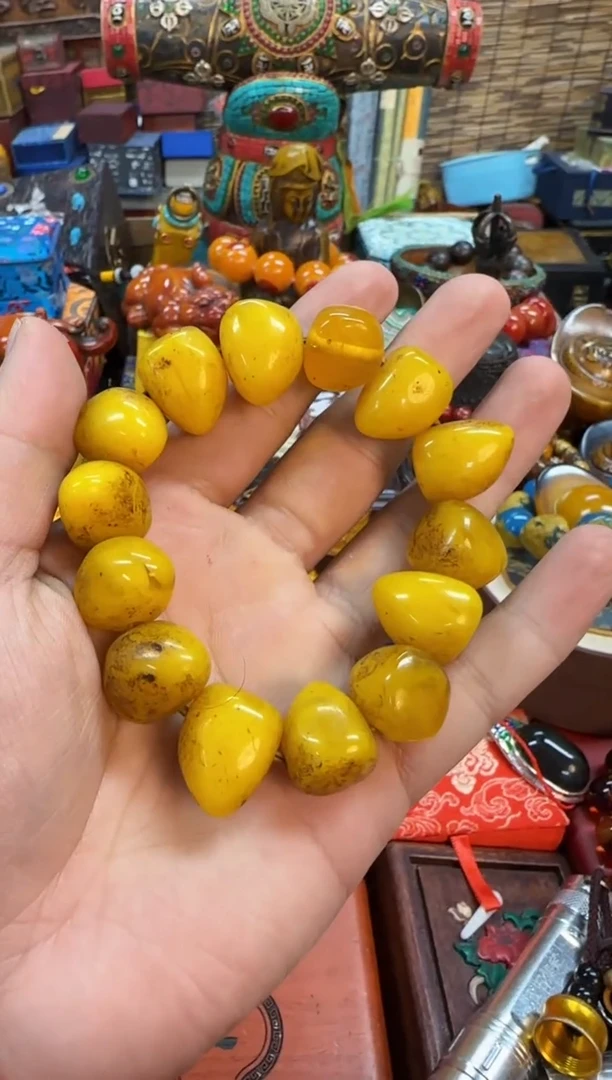 【闪购商品】蜜蜡裸石未镶嵌当天订单当天直发如图所示