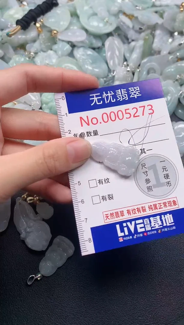 吊坠(不含链)未镶嵌翡翠5273