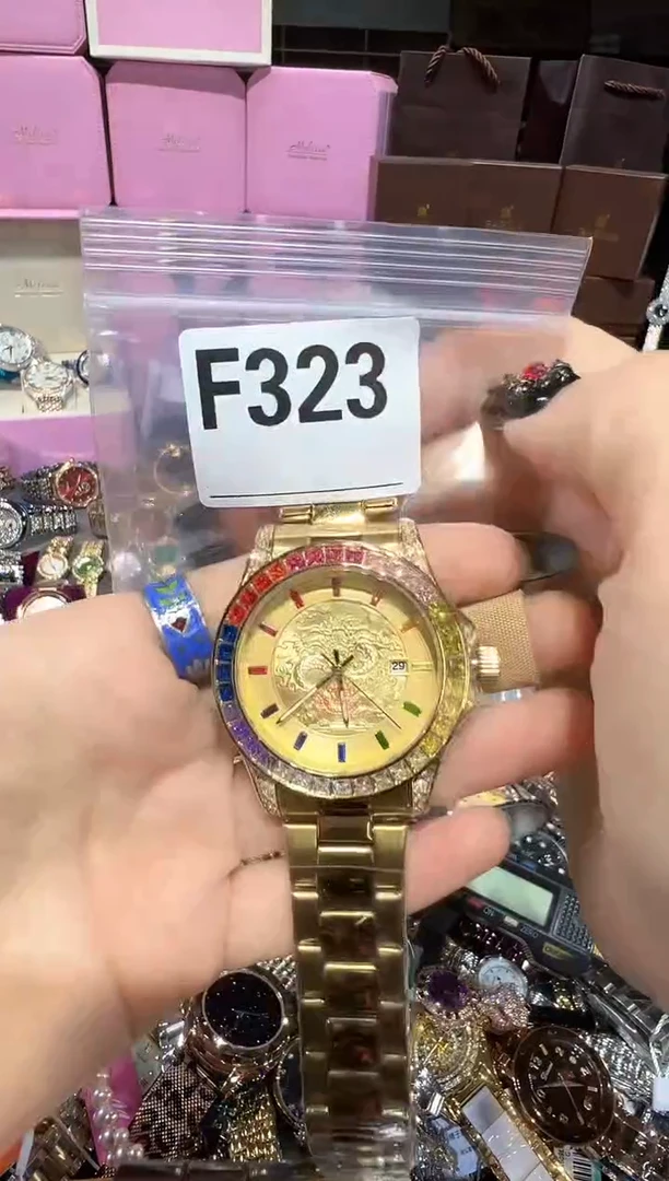 石英机芯不锈钢不锈钢直播定闪专用