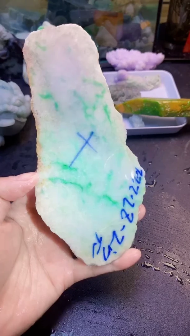 翡翠挂件未镶嵌074