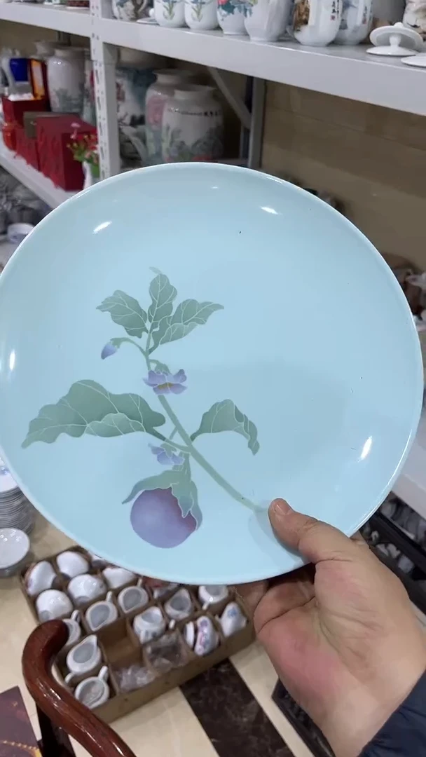 28厘米湖南醴陵釉下五彩陶瓷