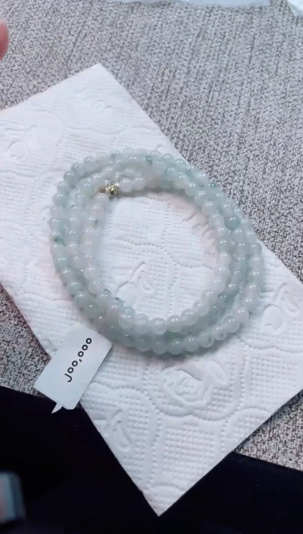 定制翡翠未镶嵌珠串多样性发货