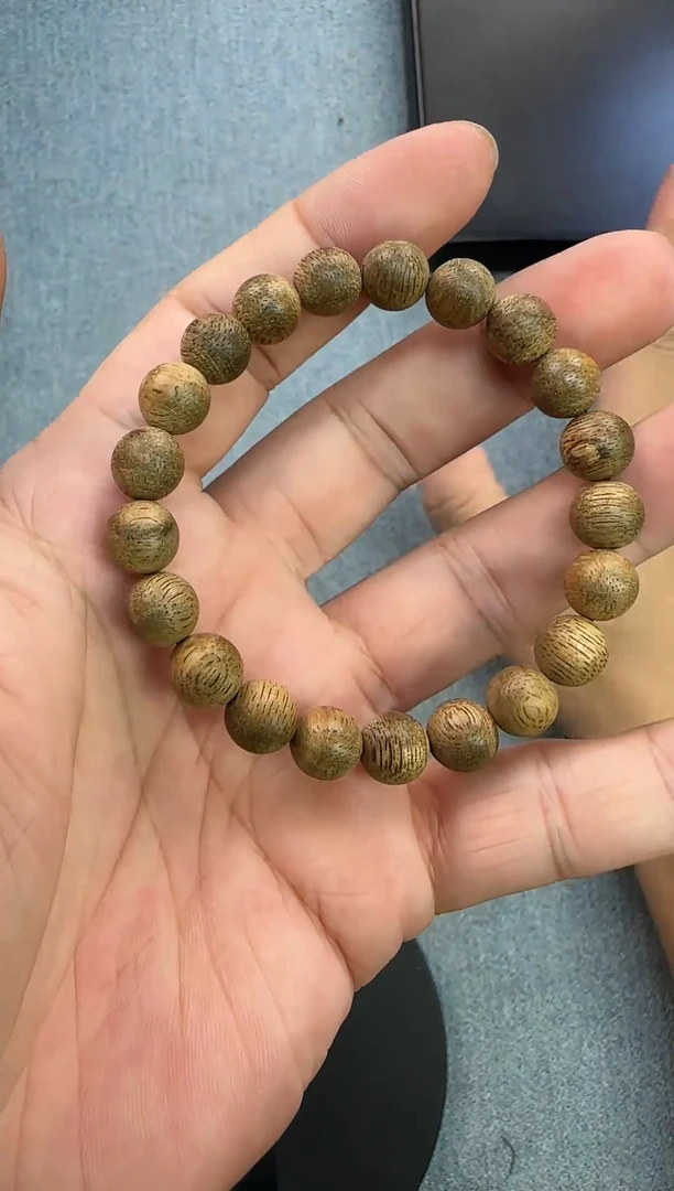 沉香手串LC408 加里曼丹 沉香天然野