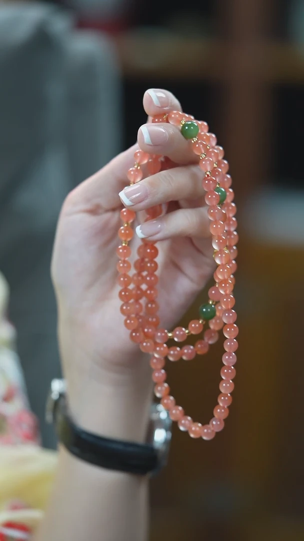 颈饰未镶嵌南红玛瑙项链