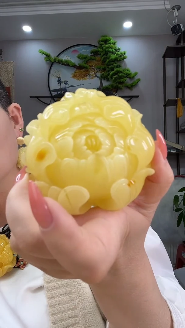 琥珀颈饰未镶嵌吊坠