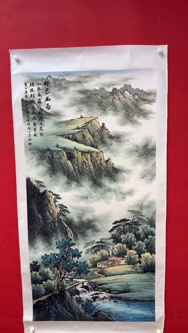 国画画家陆远华纯手绘原作