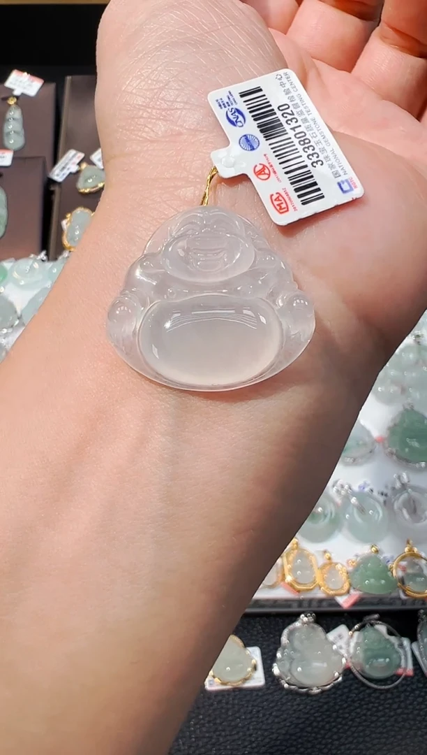 翡翠未镶嵌吊坠(不含链)佛公吊坠1320