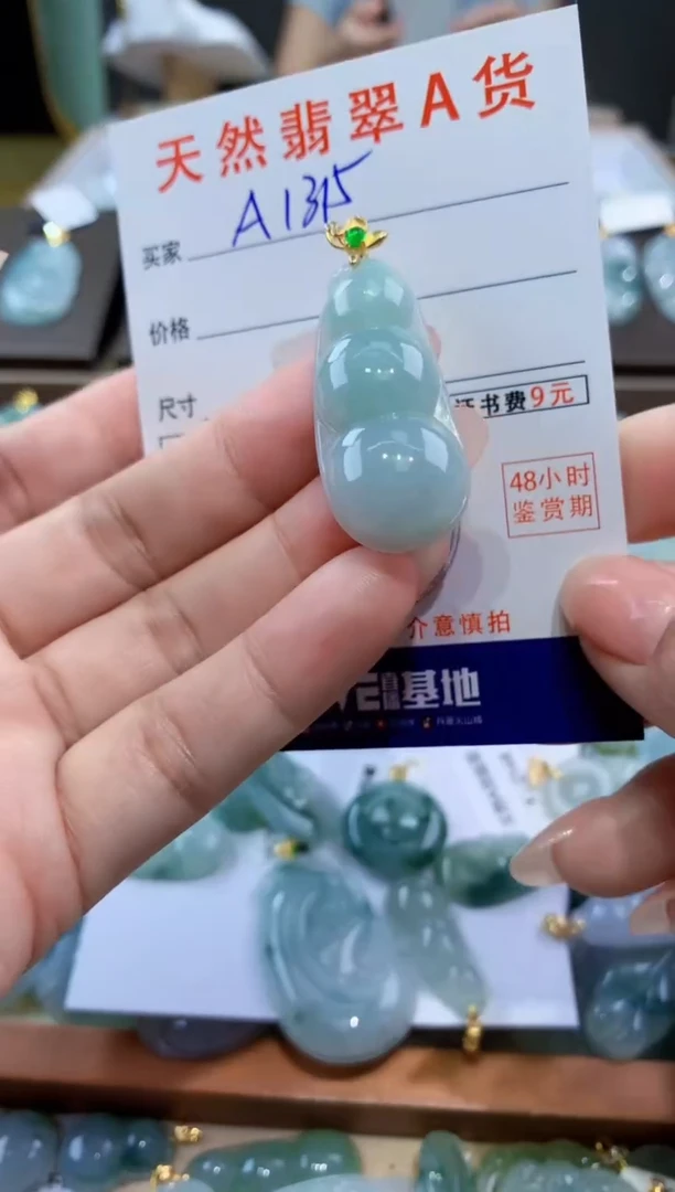 颈饰未镶嵌翡翠天然翡翠A货挂件