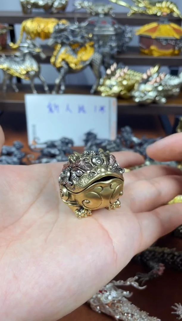 灰***哥样式袁新款貔貅小号黄铜（名字为准）