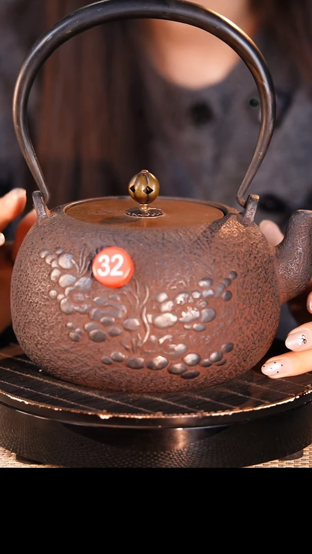 砂铁手工壶日本回流壶-红32