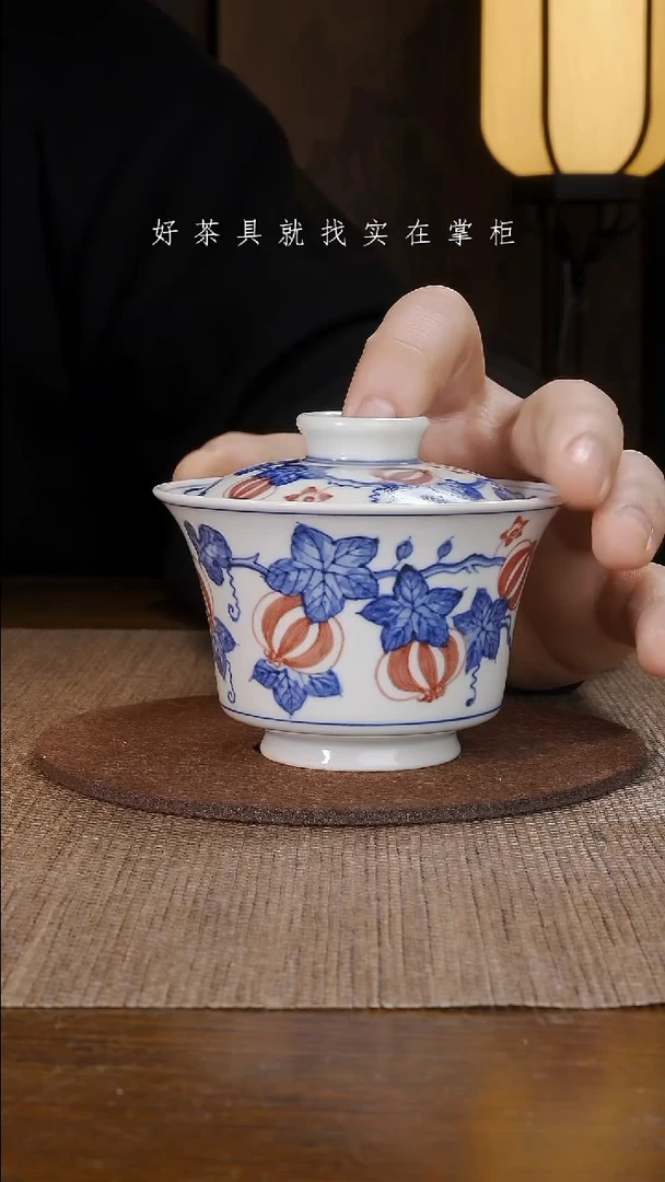 【闪购商品】摆件景德镇手工手绘茶具大器宛成