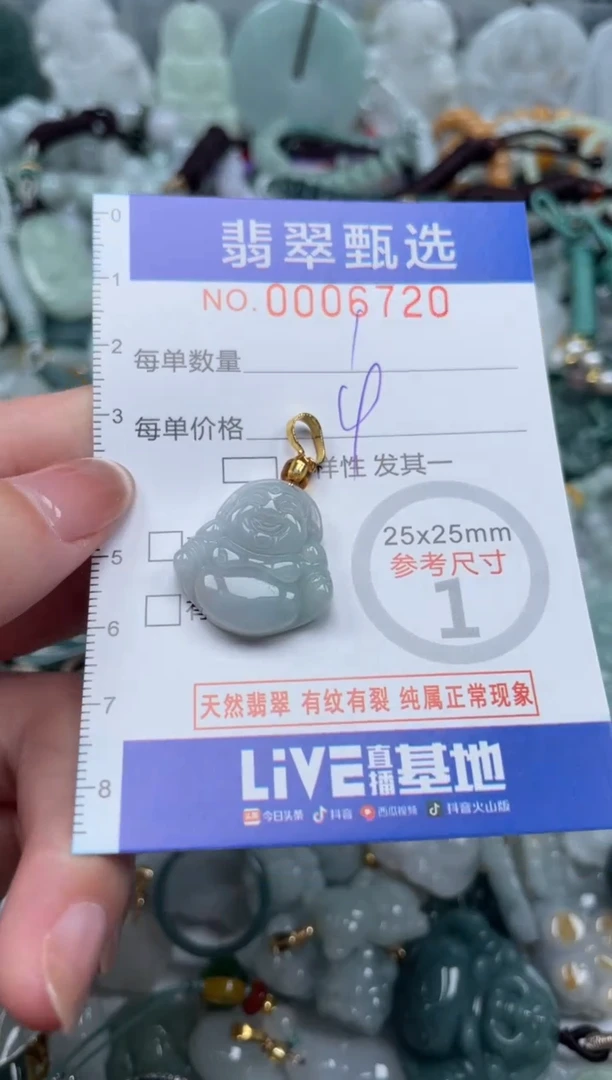 翡翠未镶嵌颈饰00..6720