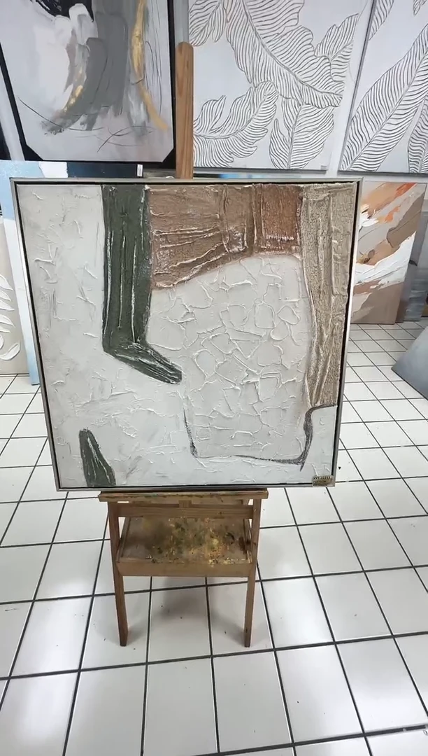 168现代艺术装饰画油画80*80