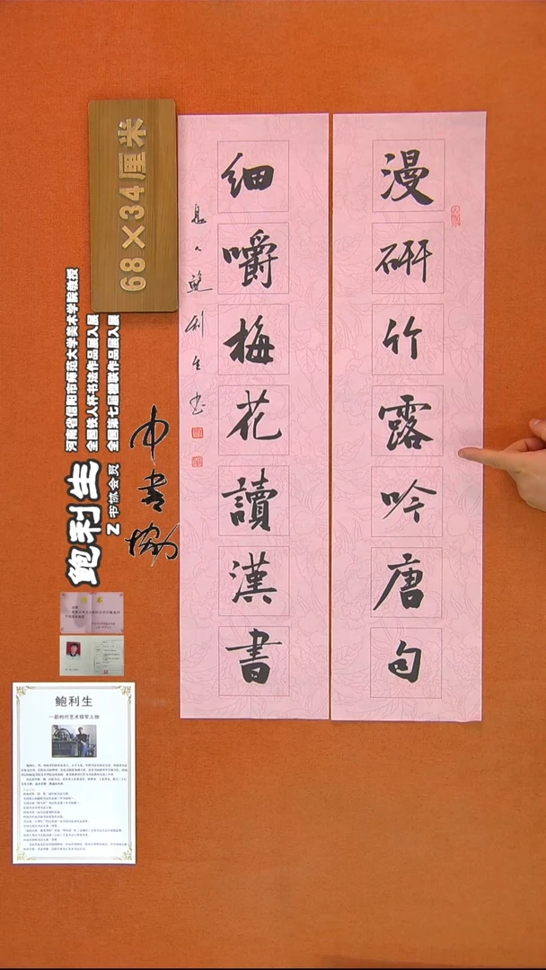 【闪购商品】书法445鲍利生书法作品