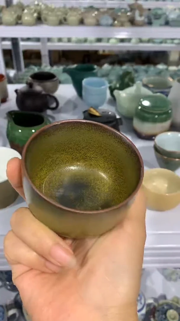 【新粉福利】汝窑茶壶盖碗茶杯主人杯微矿点