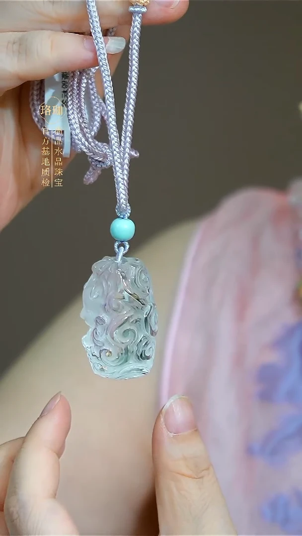 未镶嵌颈饰水晶白水晶拜拜狐手工绳项链