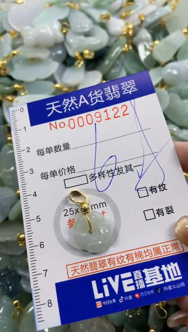 颈饰未镶嵌翡翠天然A货翡翠