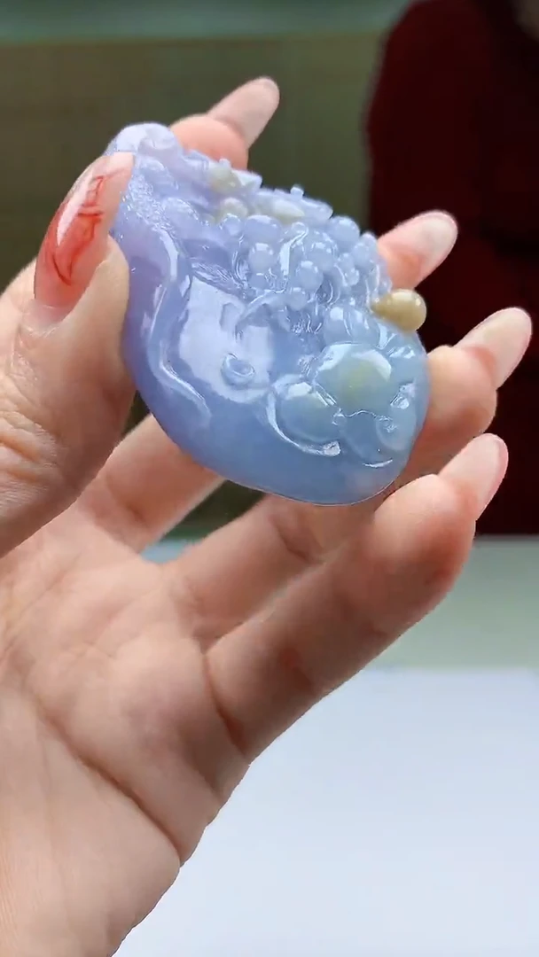 【闪购商品】定制翡翠未镶嵌4902ty-毛货挂件153