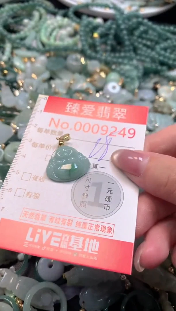 吊坠(不含链)未镶嵌翡翠9249