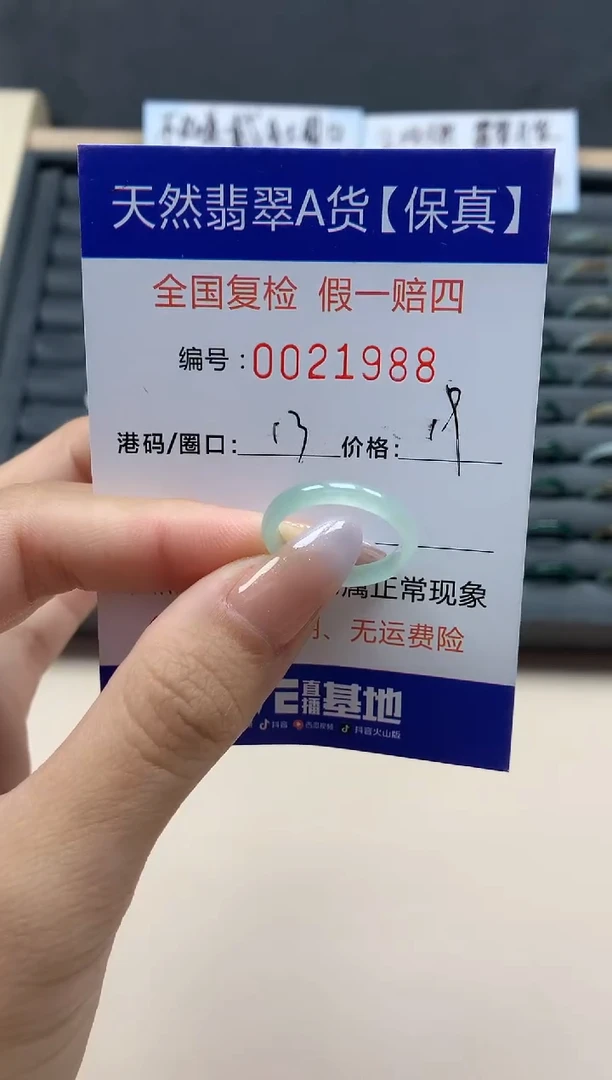【闪购商品】翡翠戒指未镶嵌天然21988