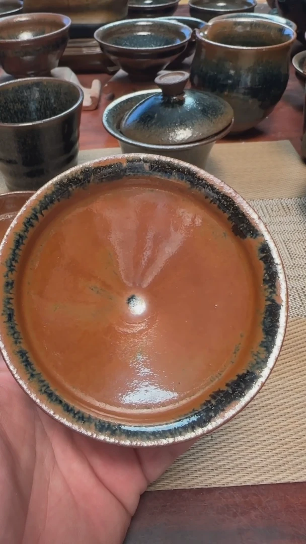【闪购商品】茶盏通天龙窑柴烧建盏