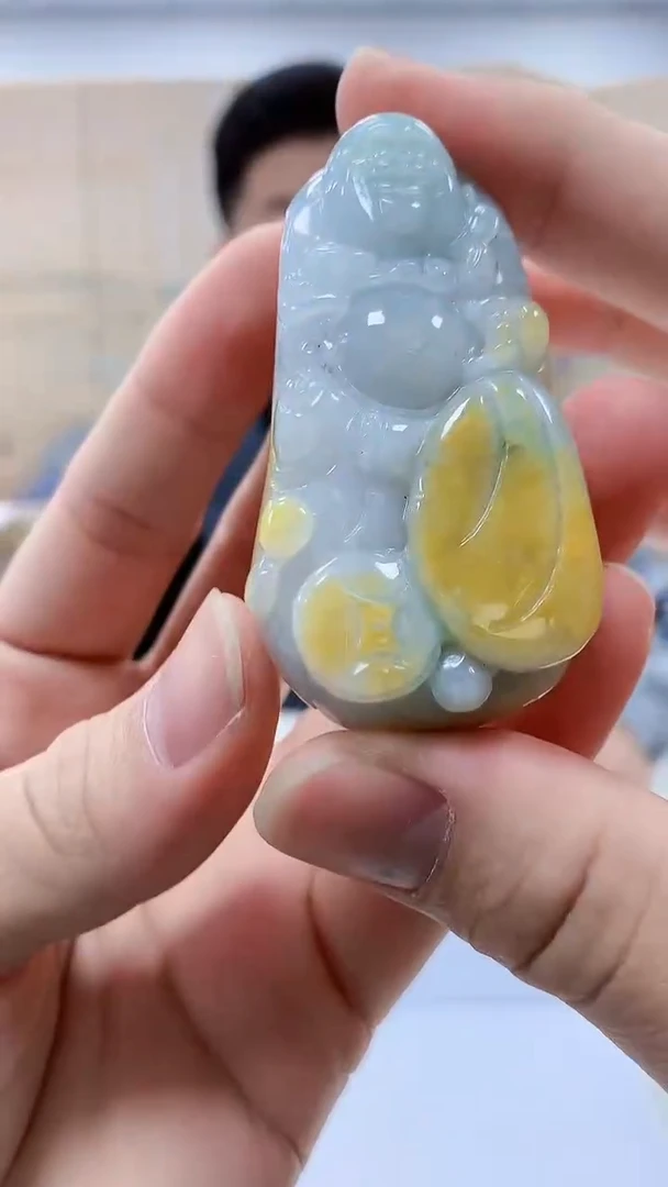 【闪购商品】翡翠颈饰未镶嵌4917bb-jj挂件90