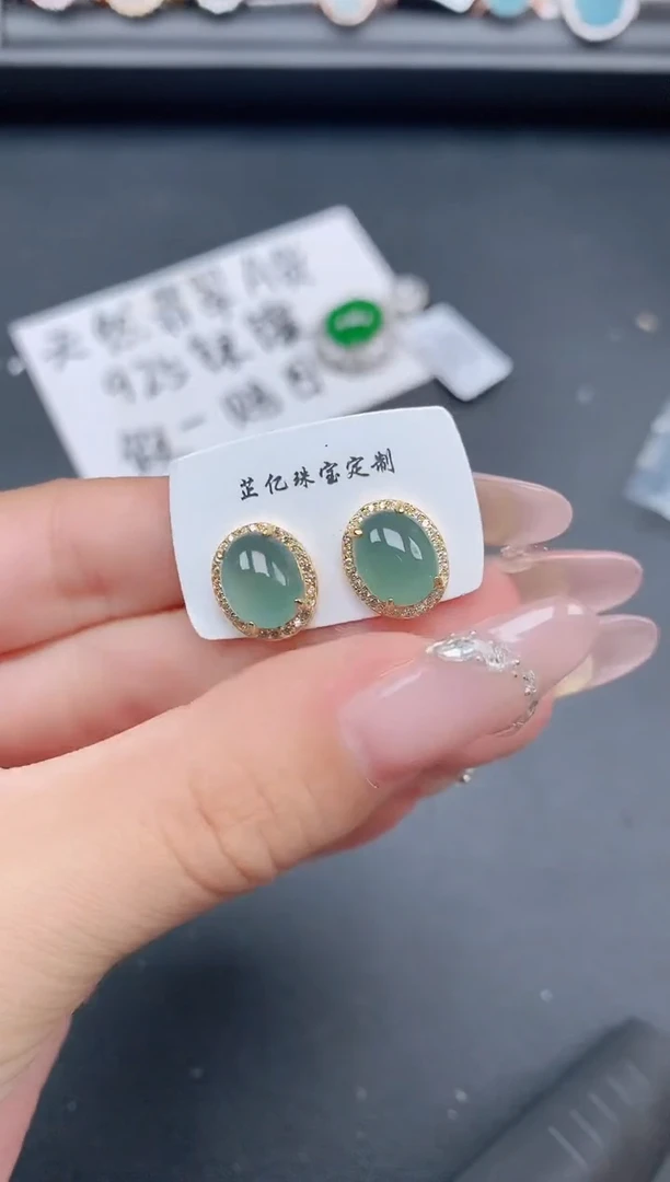 银S925镶嵌戒指翡翠111111