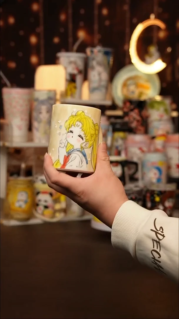 （玉泥）景德镇手工手绘文创陶瓷杯