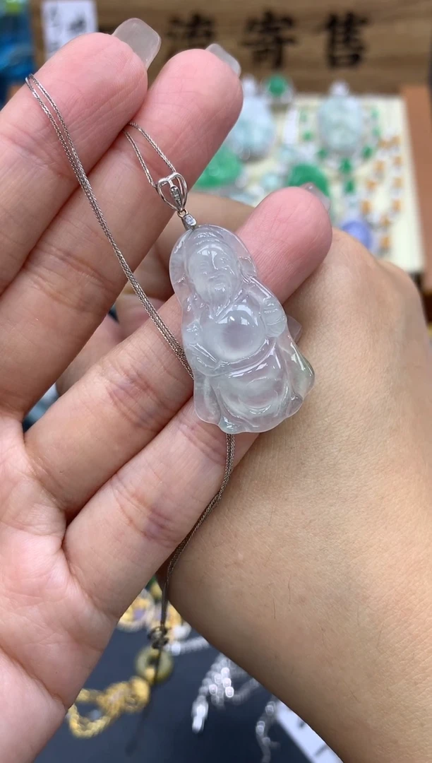 【闪购商品】翡翠颈饰18K金镶嵌100-中国好珍宝