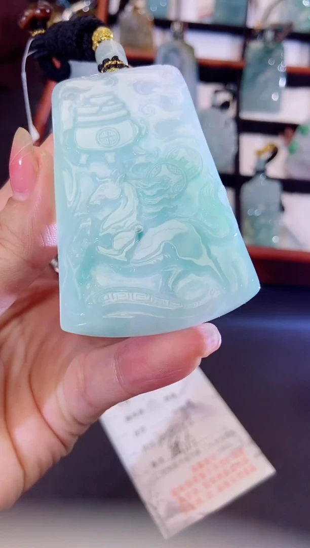 颈饰未镶嵌翡翠缅甸天然翡翠