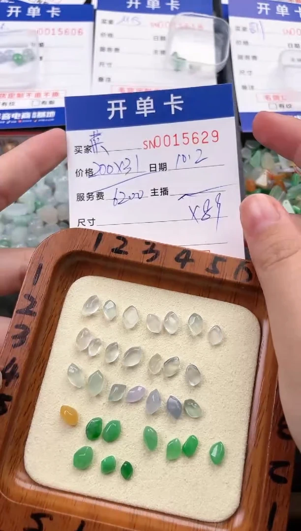颈饰未镶嵌翡翠菜*?00015629