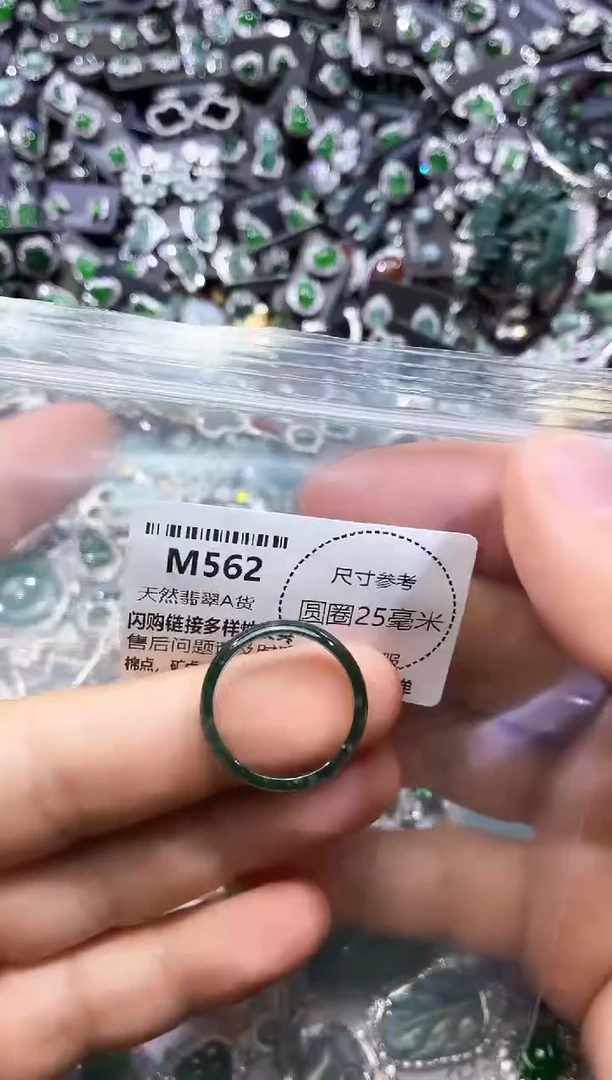翡翠未镶嵌颈饰M562戒圈