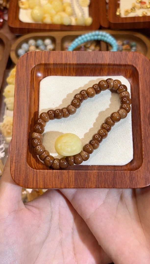 未镶嵌蜜蜡裸石短****y菠萝包配件套装