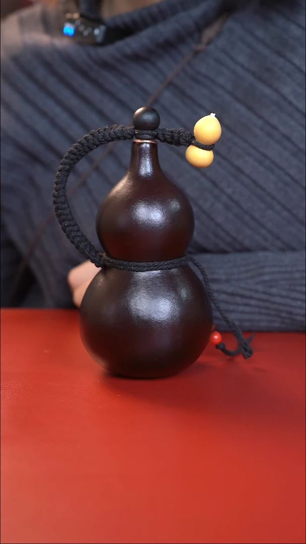 096手工大漆酒葫芦