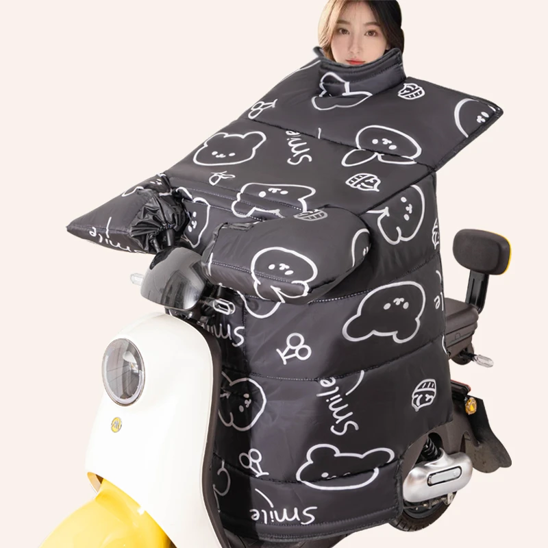 加厚电动车挡风被防水全包围挡风被一体通用型挡风罩