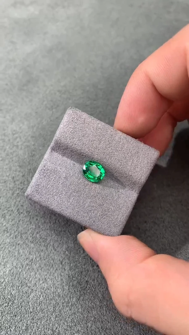 裸石祖母绿无油沃顿绿 1.3CT