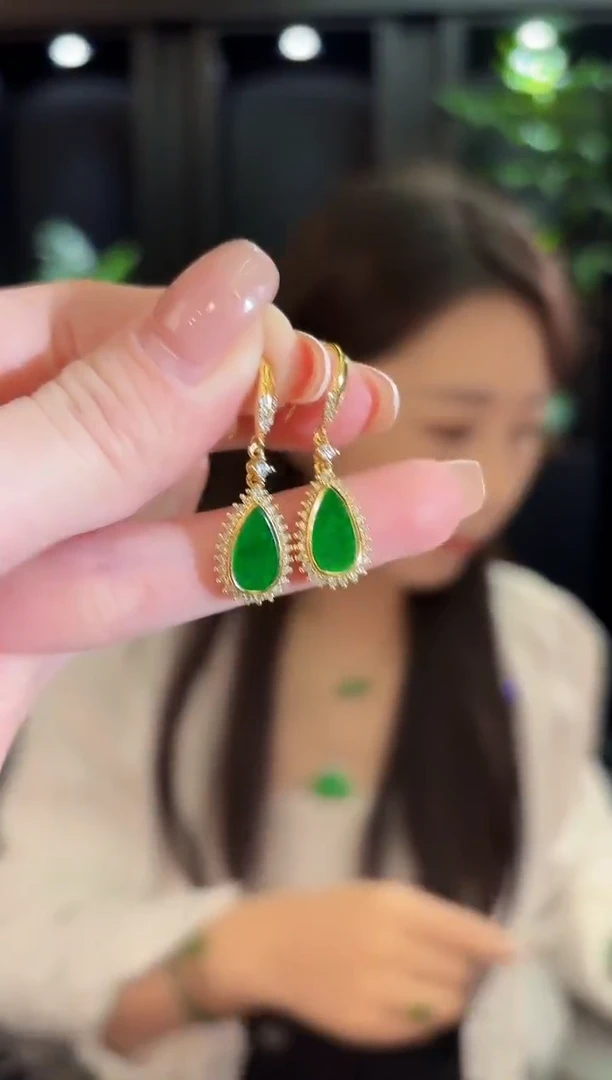 未镶嵌翡翠耳饰缅甸A货/多样性发货/一件