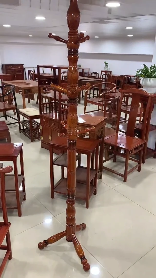 紫檀木类成套家具衣架