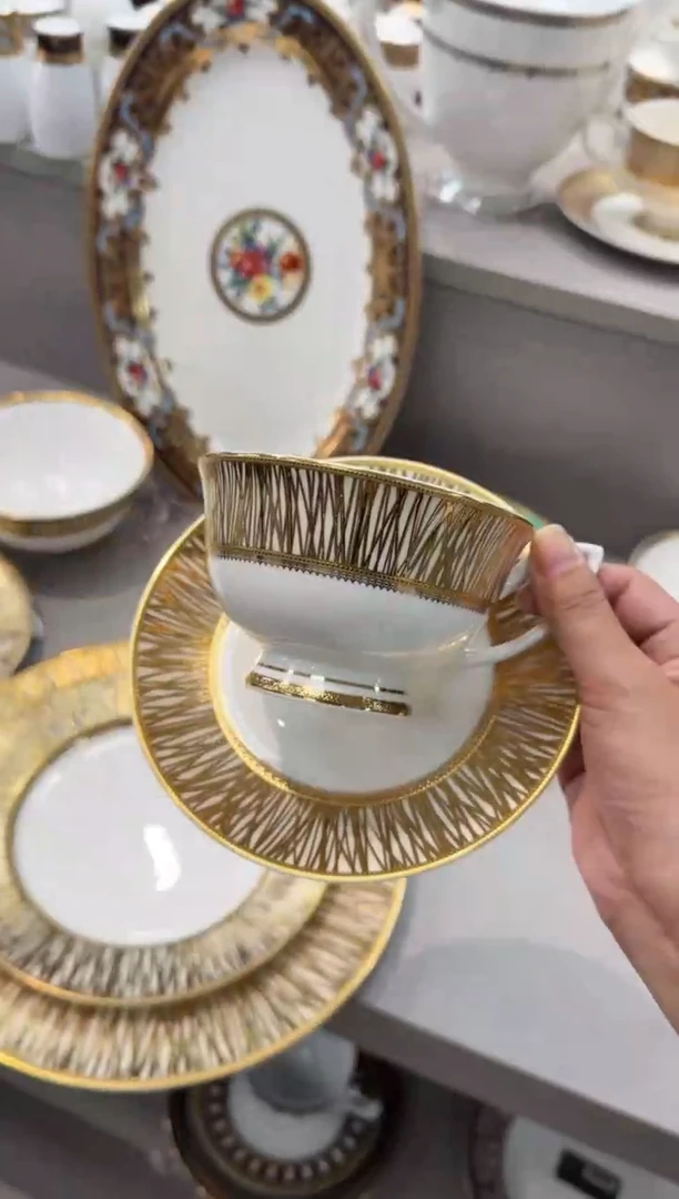 瓷片220毫升杯碟 2套