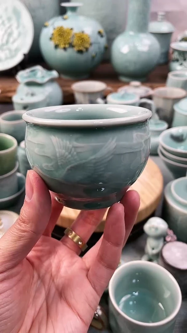 【闪购商品】福利款 慧仙青瓷 瓷器 主人杯