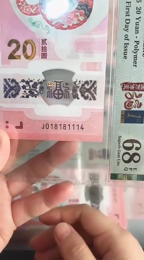 【闪购商品】塑料蛇钞单张018181114PMG68分