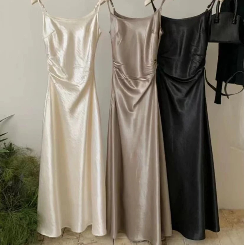 春季新款时尚性感无袖吊带裙显瘦连衣裙