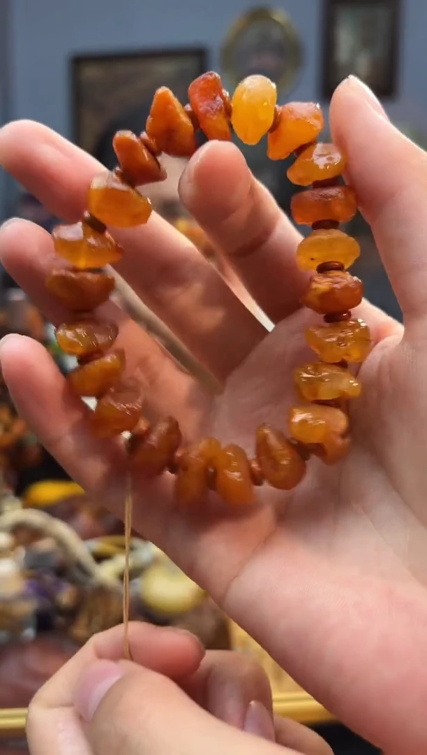 手串琥珀未镶嵌手串
