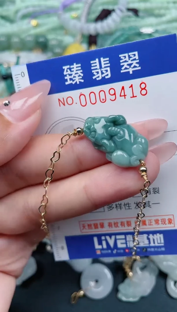 翡翠未镶嵌颈饰.0009418