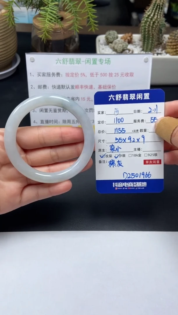 【闪购商品】翡翠手镯未镶嵌D2501966